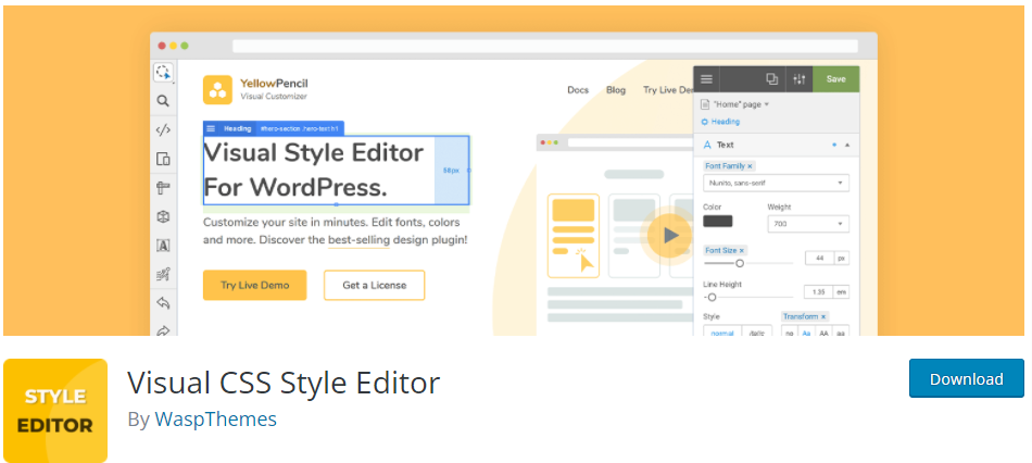 Visual CSS Style Editor – WordPress plugin in WordPres Visual CSS Style Editor – WordPress plugin in WordPres