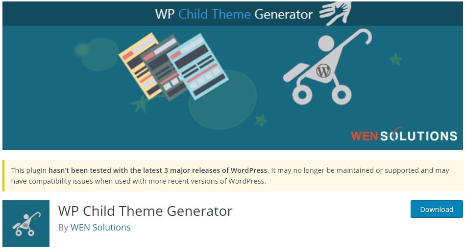What is WP Child Theme Generator in wordpress?
